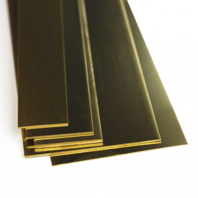 K&S Brass Strip 0.25 X 2