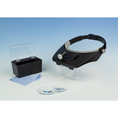 Lightcraft LED Headband Magnifier Kit with Bi-Plate Magnification