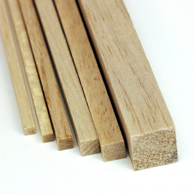 Balsa Strip 3/32 x 3/32 x 36" (10)