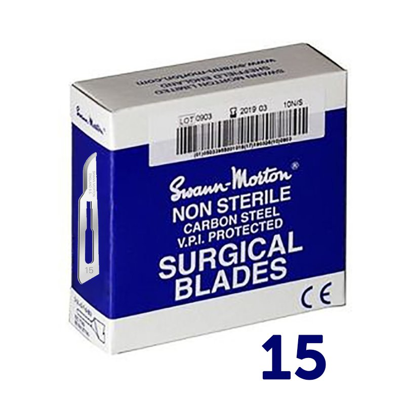 Swann Morton Scalpel Blades No.15 X 100 Shesto