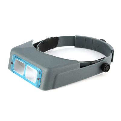 OptiVISOR Head Band Handsfree Magnifier Visor (2x)