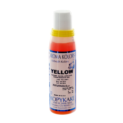 Kopykake Airbrush Colour - Yellow (118ml/4oz)