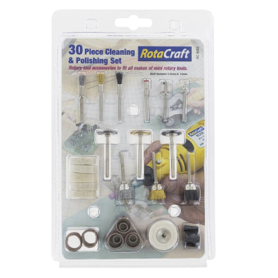 Rotacraft 30 Pce Cleaning & Polishing Set