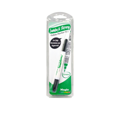 Magic Colours Edible Jumbo & Skinny Marker – Green