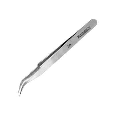 Modelcraft Extra Fine Curved Stainless Steel Tweezers (115mm)