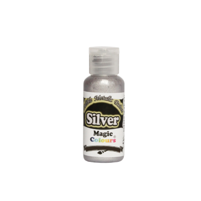 Magic Colours Metallic Paint - Silver (32g)