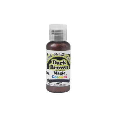 Magic Colours Metallic Paint - Dark Brown (32g)