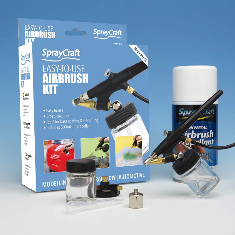 Spraycraft EasyToUse Airbrush Kit Shesto