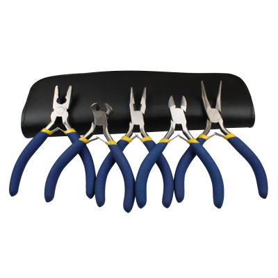 Modelcraft 5 Pce Mini Plier Set in Zip-up Case