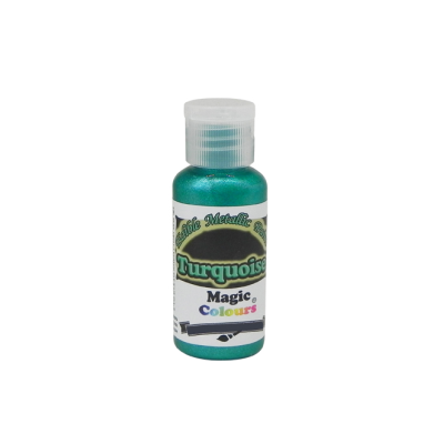 Magic Colours Metallic Paint - Turquoise (32g)