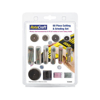 Rotacraft 60 Pce Cutting & Grinding Set