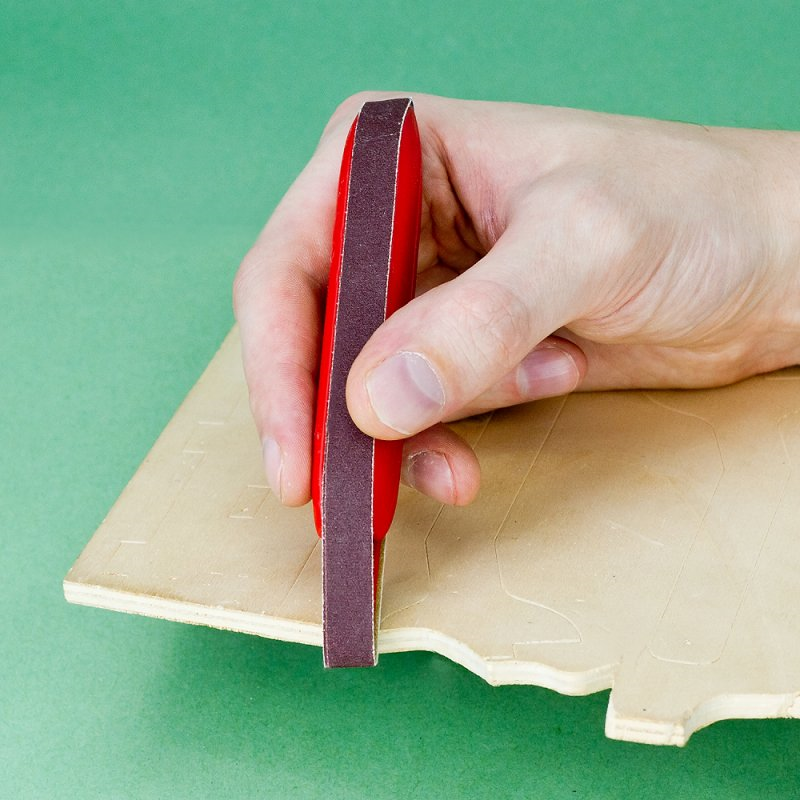 Modelcraft SpringLoaded Finger Sander (10Mm, Medium Grade) Shesto