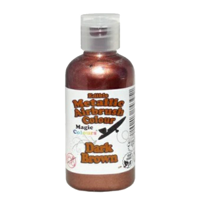 Magic Colours Metallic Airbrush Colour – Dark Brown (55ml)