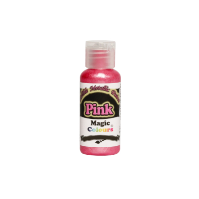 Magic Colours Metallic Paint - Pink (32g)