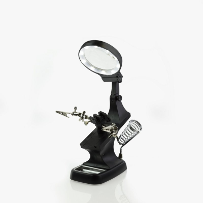 Modelcraft Helping Hands & LED Magnifier Workstation