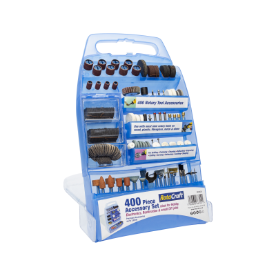 Rotacraft 400 Pce Accessory Set & Case