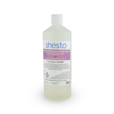 Shesto Ultrasonic Cleaner Solution For Carburettor, Machine and Engine Parts (1 Litre)