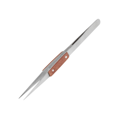 Modelcraft Stainless Steel Tweezers Fibre Grip / Serrated Tips