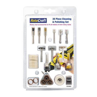 Rotacraft 30 Pce Cleaning & Polishing Set