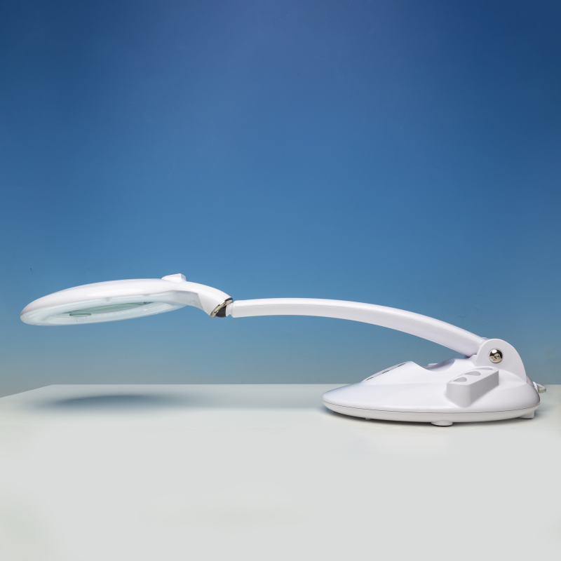 Lightcraft Led Magnifier Table Lamp With Organiser Base Shesto