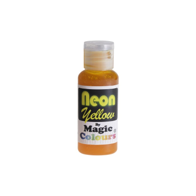 Magic Colours Neon Effect Sugarcraft Paste Colour - Yellow (32g)