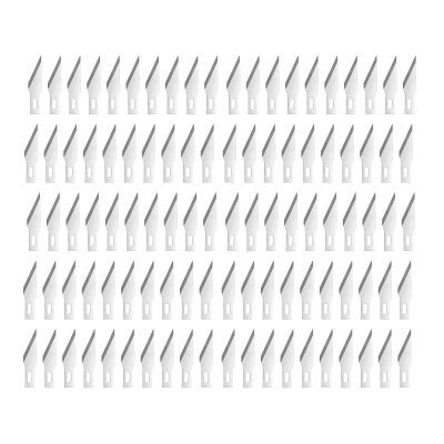 Modelcraft Set of 100x Fine Point Blades (#11)