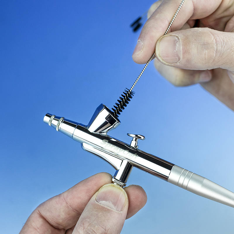 Spraycraft 5Pc Airbrush Cleaning Brush Set Shesto