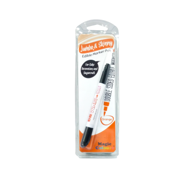 Magic Colours Edible Jumbo & Skinny Marker – Orange