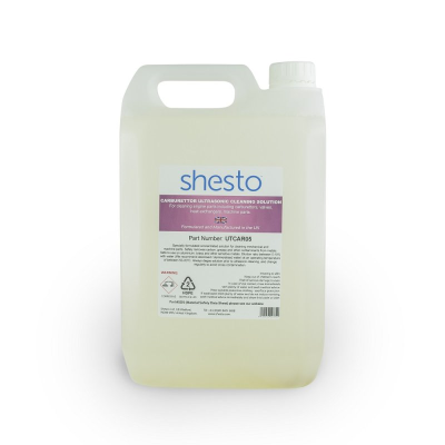 Shesto Ultrasonic Cleaner Solution For Carburettor, Machine and Engine Parts (5 Litre)